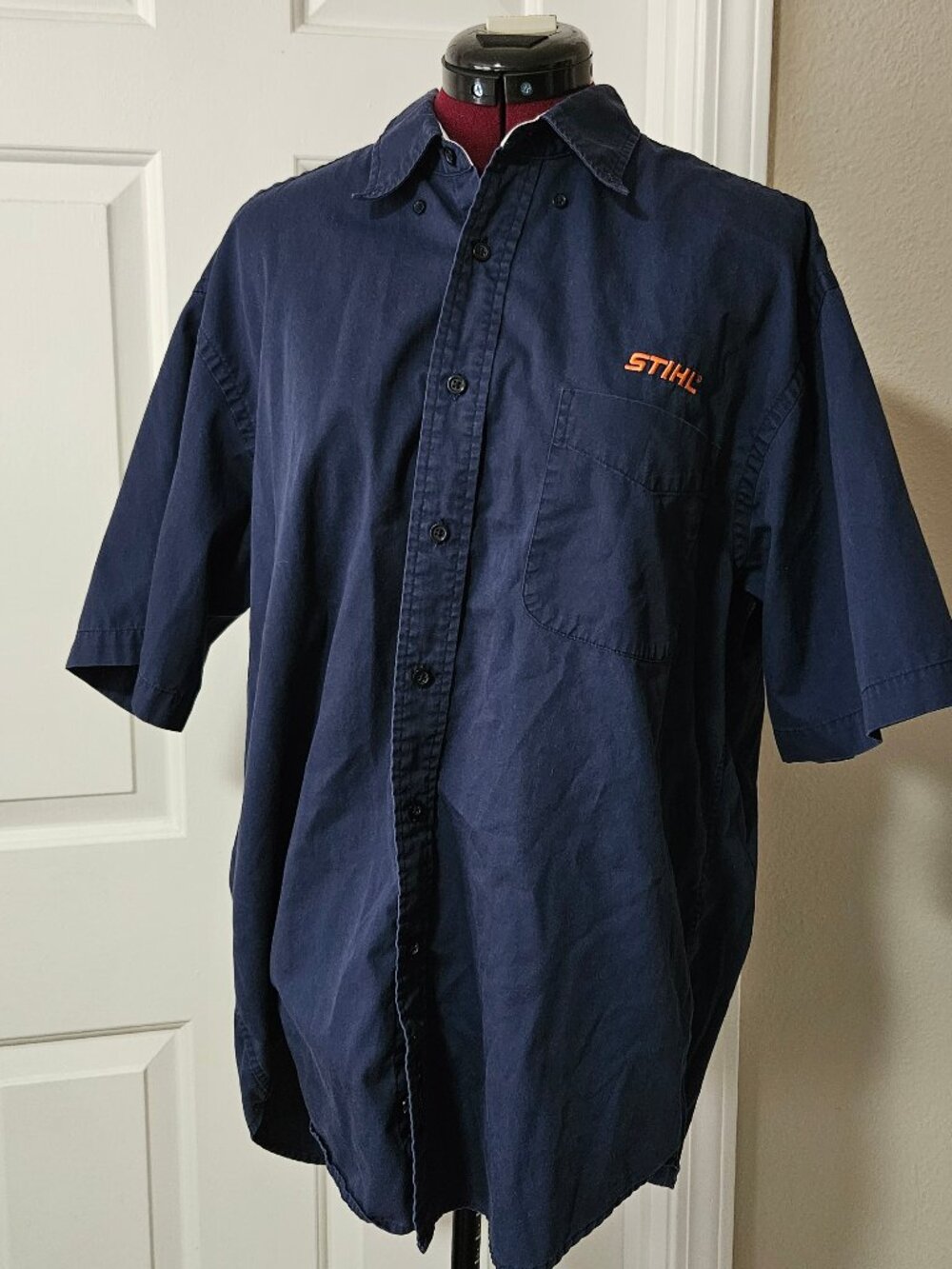 Vintage Stihl work shirt size L